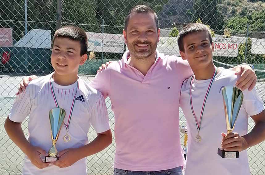 Premiazione degli under tennis Club Ozieri