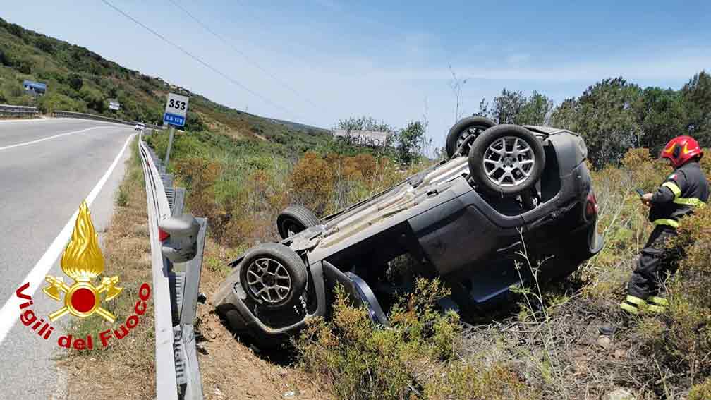 incidente SS125 Arzachena Palau