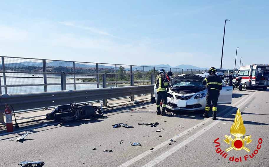 incidente sopraelevata Olbia