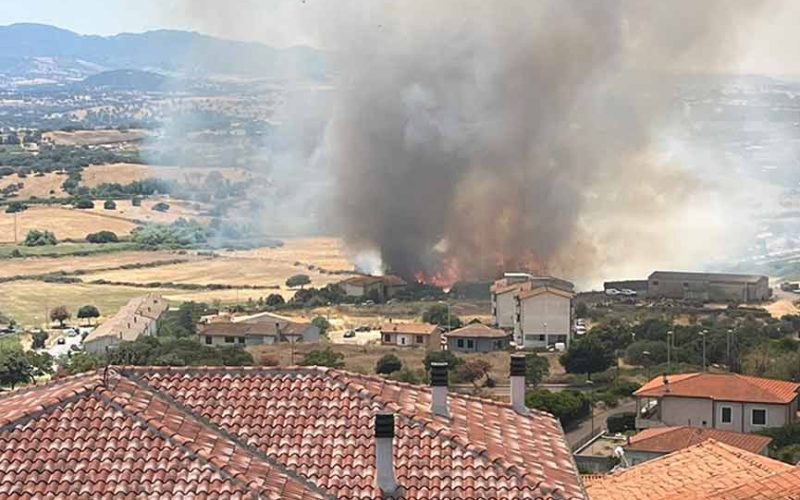 Incendio Berchidda 2