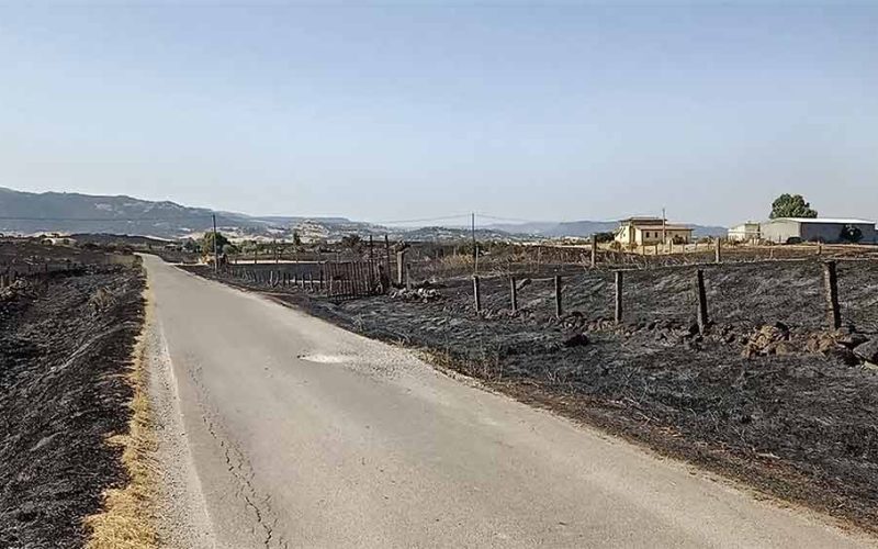 Incendio Ozieri dopo 5