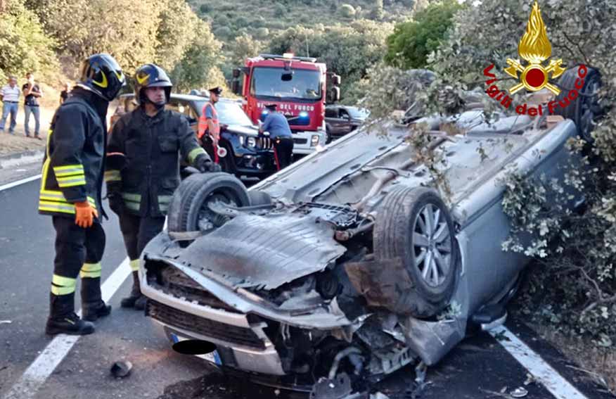 Incidente sp 46 Oliena