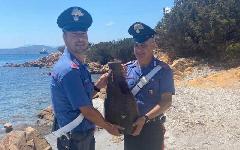 anfora San Teodoro rinvenimento anfora