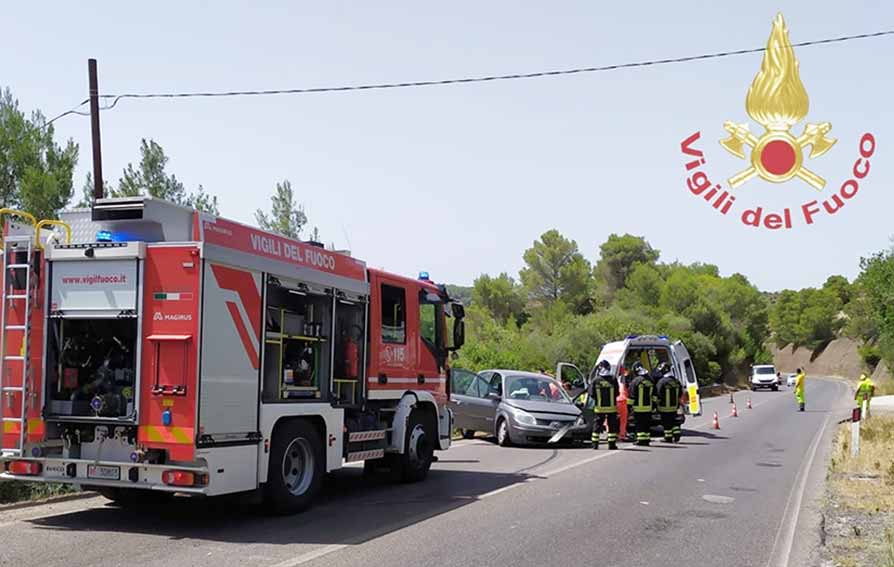 incidente Sassari Ittiri bivio Tissi