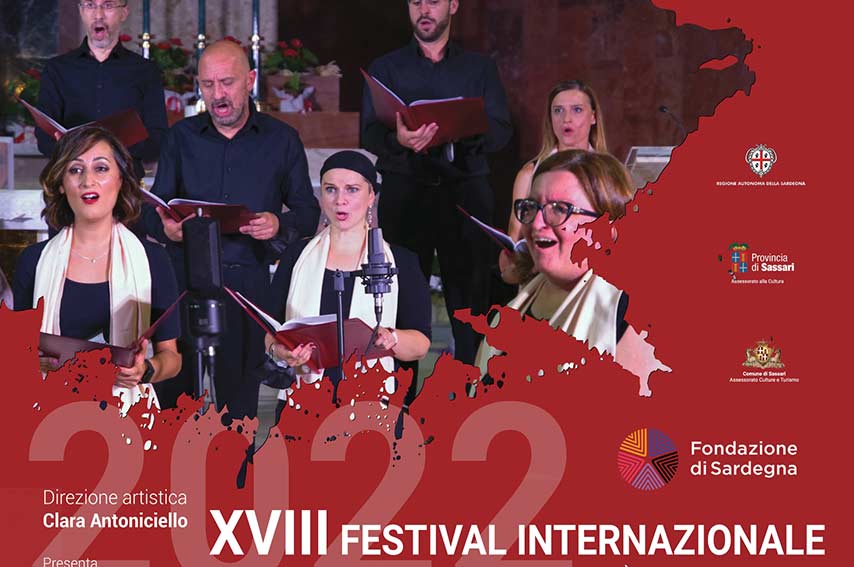 locandina Festival internazionale musica corale Sassari