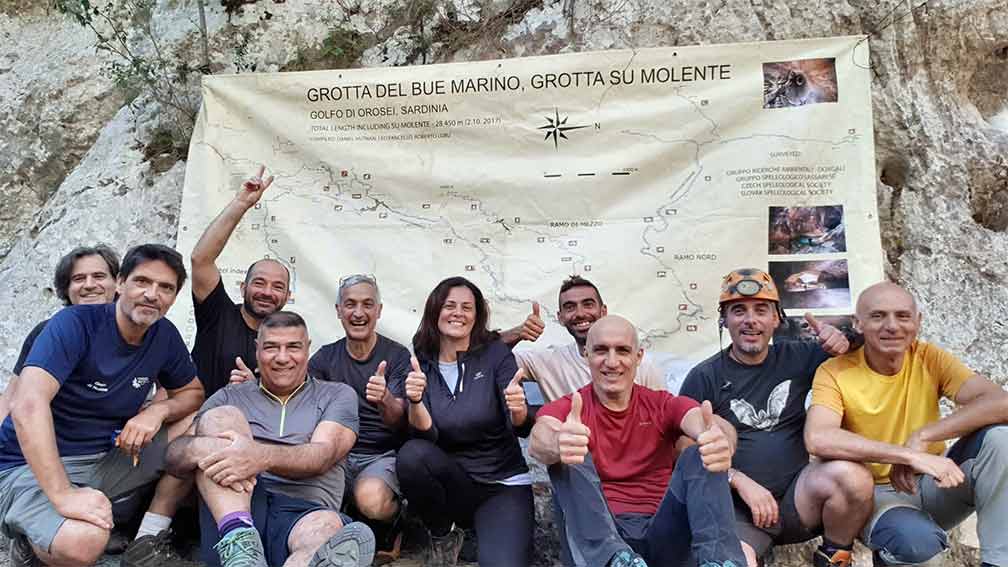 team Su Molente Cave Project