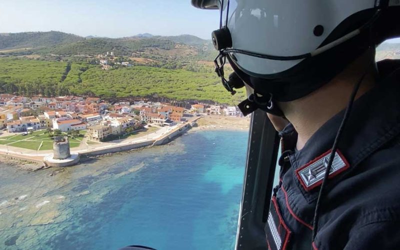 Controllo carabinieri Elicottero