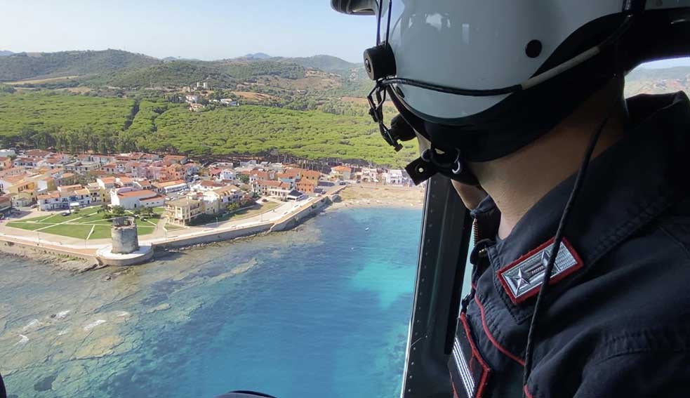 Controllo carabinieri Elicottero