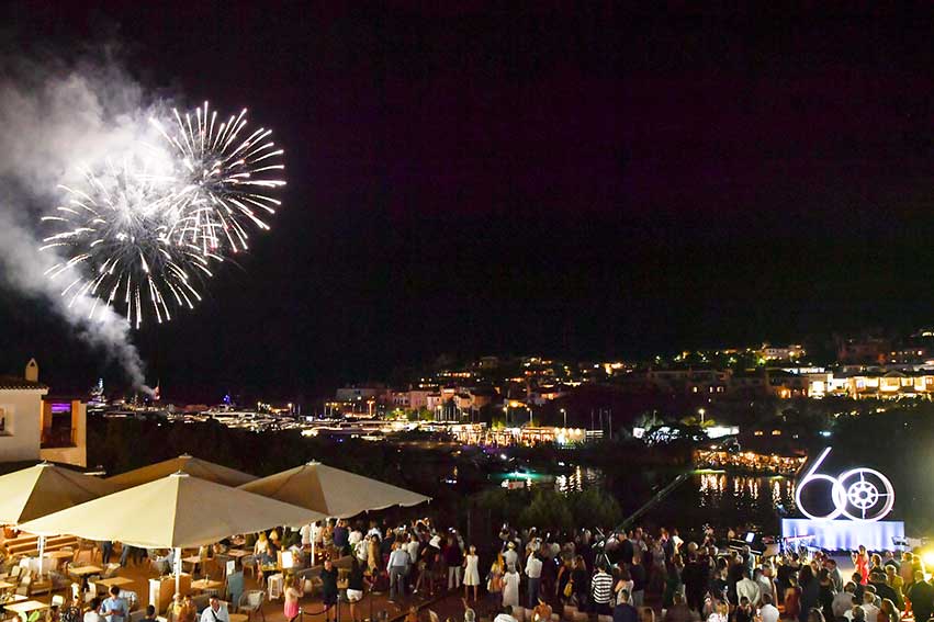 Fuochi artificio Porto Cervo