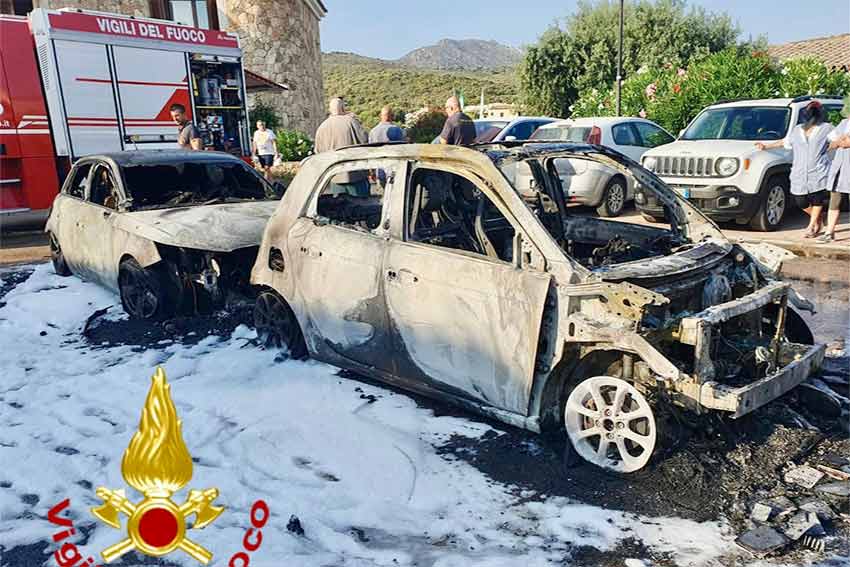 Incendio Porto Marana Marinella