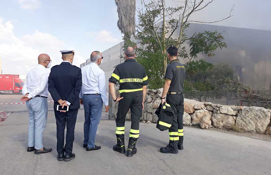 Incendio Truncu Reale Sassari 1