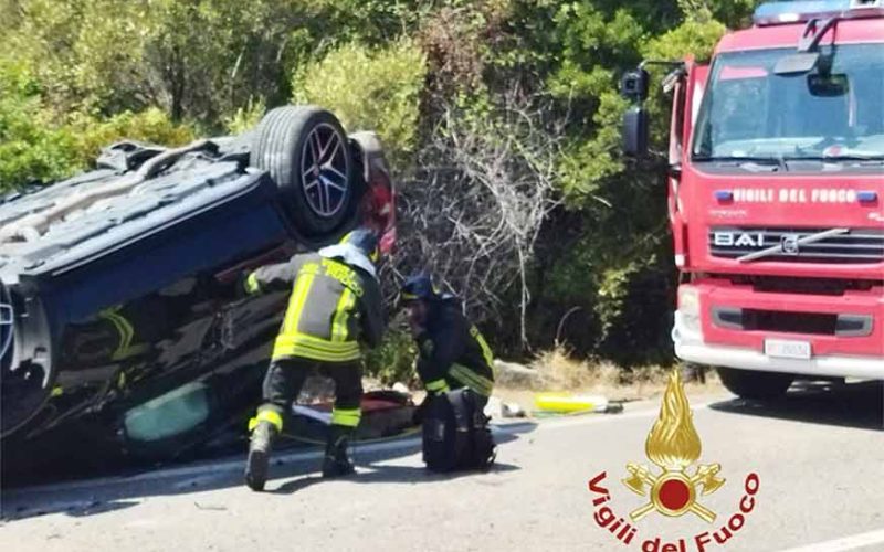 Incidente Arzachena provinciale 59 Liscia di Vacca