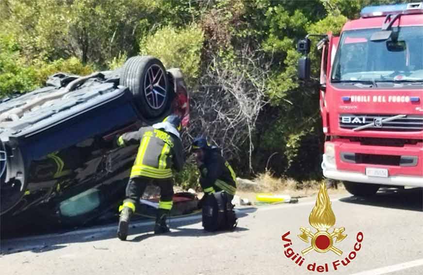 Incidente Arzachena provinciale 59 Liscia di Vacca