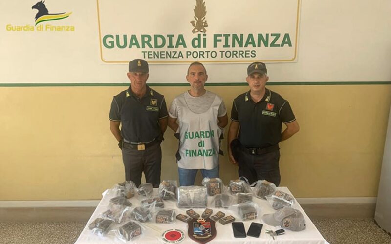 Porto Torres arresto spagnolo droga