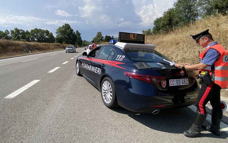 Posto di blocco Carabinieri