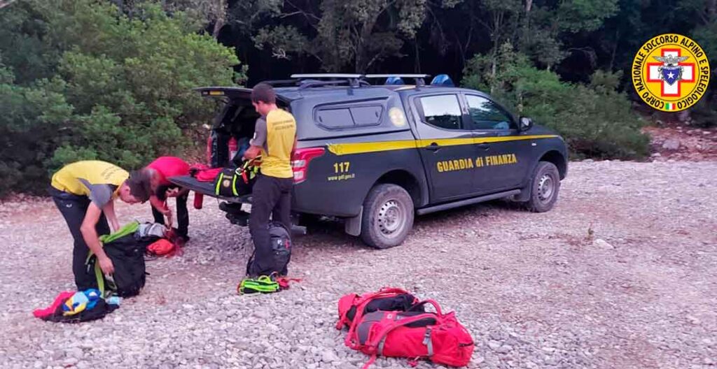 Recupero 2 escursionisti supramonte Oliena