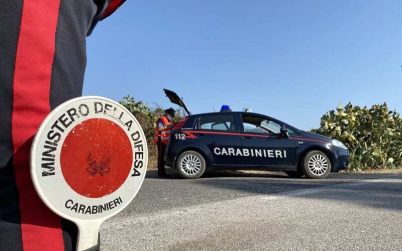 Carabinieri posto di blocco