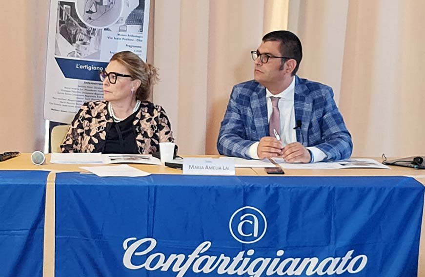 Confartigianato Sardegna Maria Amelia Lai e Daniele Serra