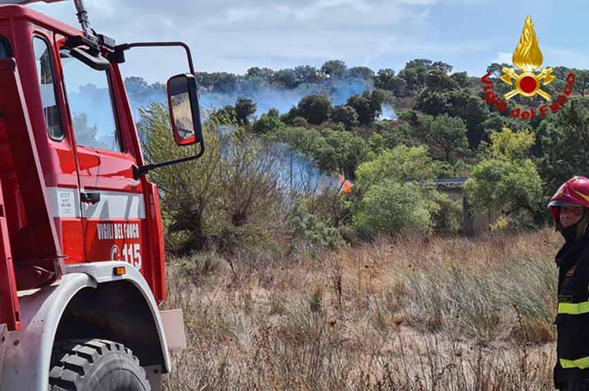 Incendio Berchidda 2