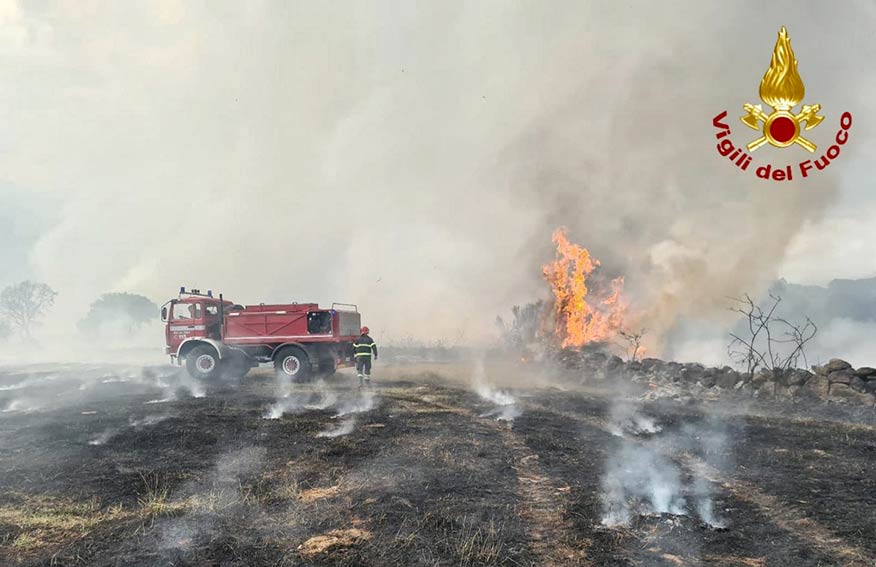 Incendio Berchidda