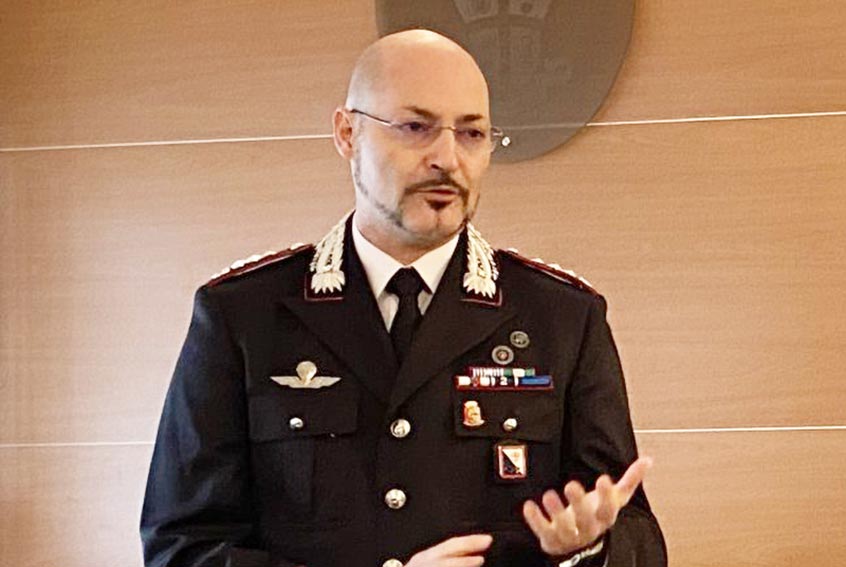 Neo comandante Carabinieri Nuoro Elvio Sabino Labagnara