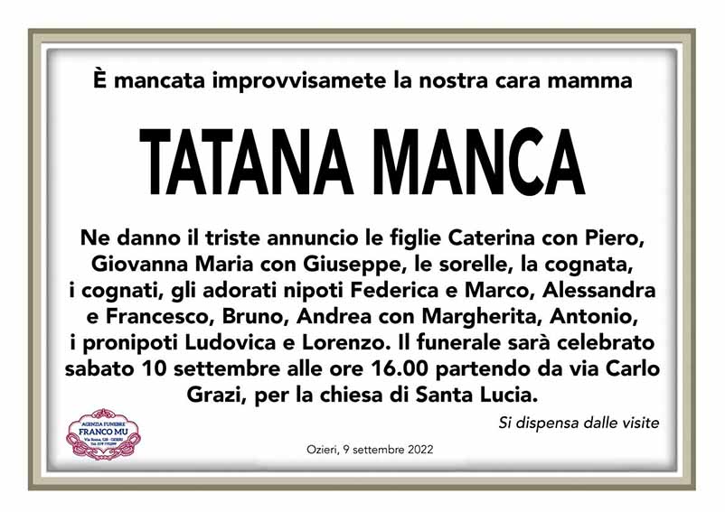 Necro Ozieri 128 Tatana Manca