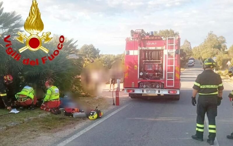 incidente Sp59 bis Aezachena Baja Sardinia