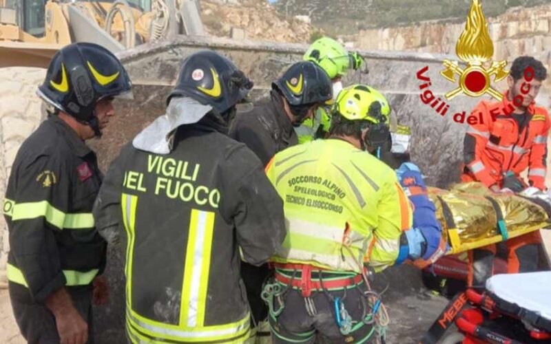 incidente sul lavoro cava Orosei