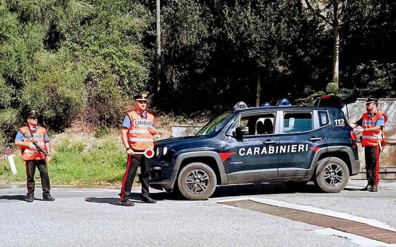 Carbinieri Sassari posto di blocco