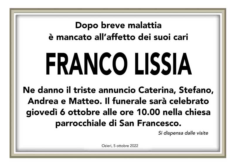 Franco Lissia