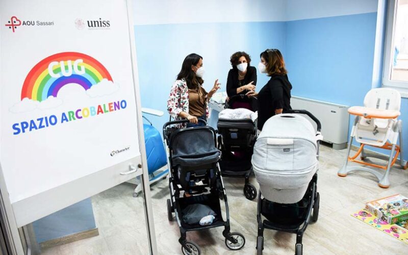 Lo spazio arcobaleno ospedale Sassari