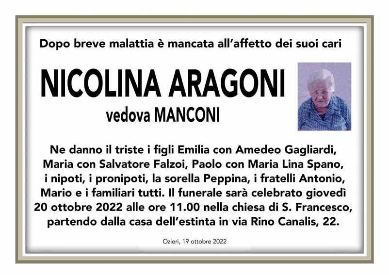 Necro Ozieri 109 Nicolina Aragoni