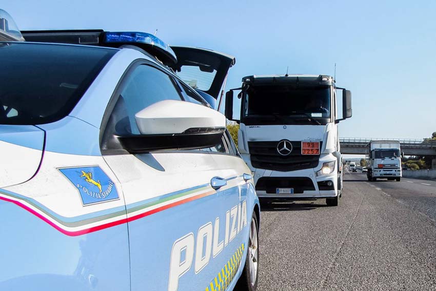 Polizia Stradale Mezzi pesanti