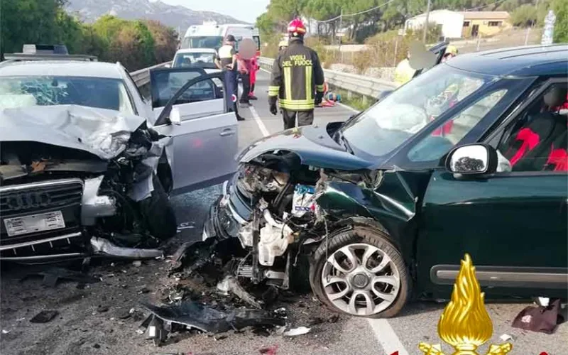 Incidente Arzachena Palau Statale 129