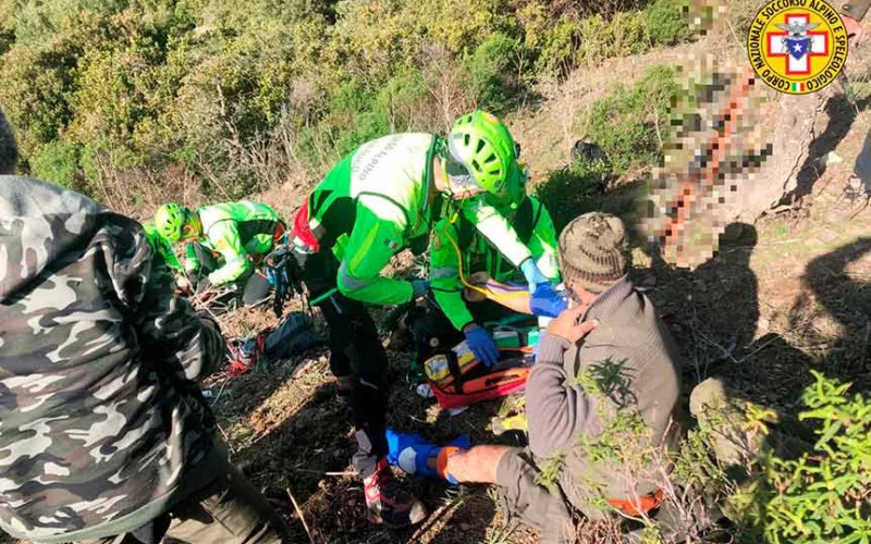 Cacciatore infortunato Iglesias soccorso alpino