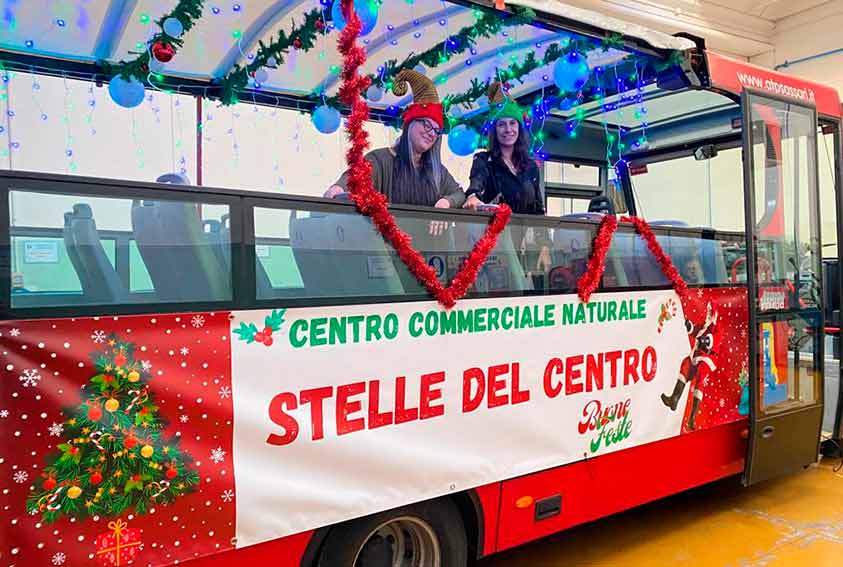Il CNN "Stelle al Centro" continua ad animare Sassari 1 Centro Commerciale Naturale Sassari Bus Oreste