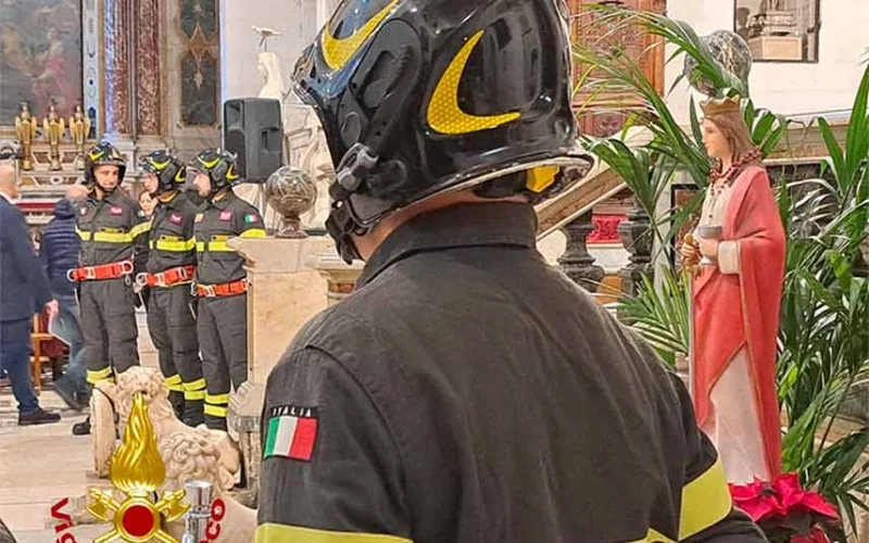 Festa Santa Barbara Sassari Vigili del Fuoco