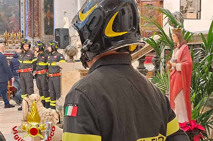 Festa Santa Barbara Sassari Vigili del Fuoco