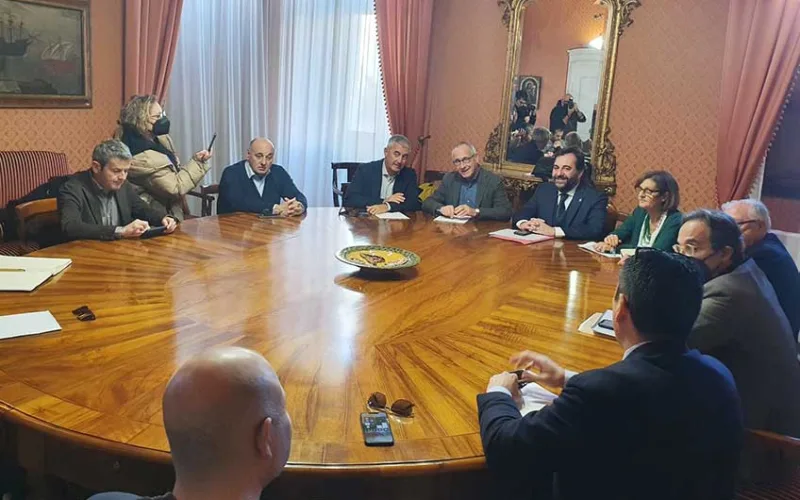 Incontro Rete metropolitana Sassari assessore Moro