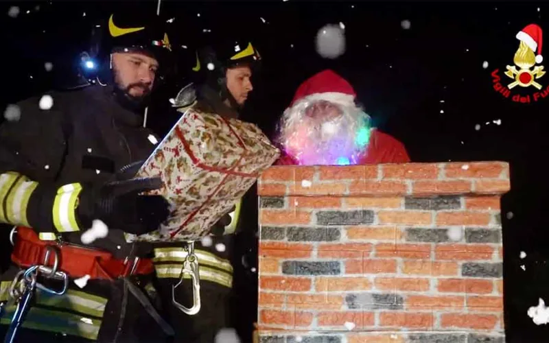 Vigili del Fuoco Sassari auguri di Natale