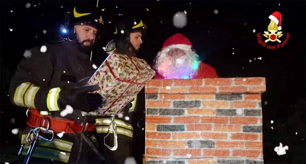 Vigili del Fuoco Sassari auguri di Natale