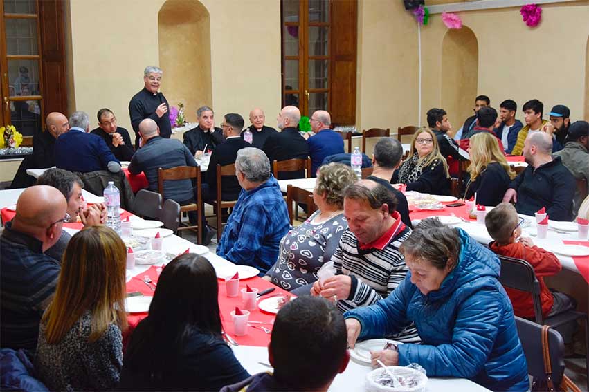 Cenone Capodanno Caritas diocesana Ozieri