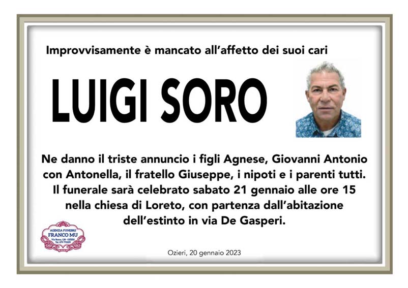 Necro Ozieri 60 Luigi Soro