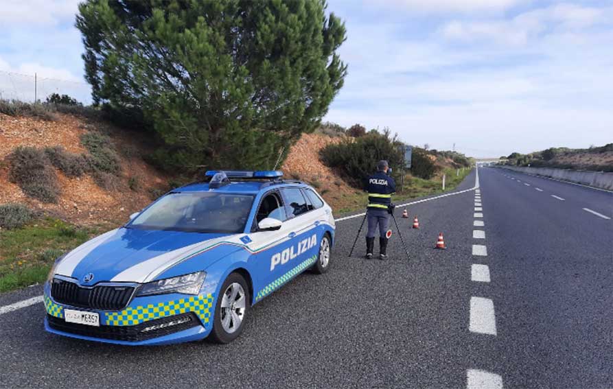 Polizia Stradale telelaser