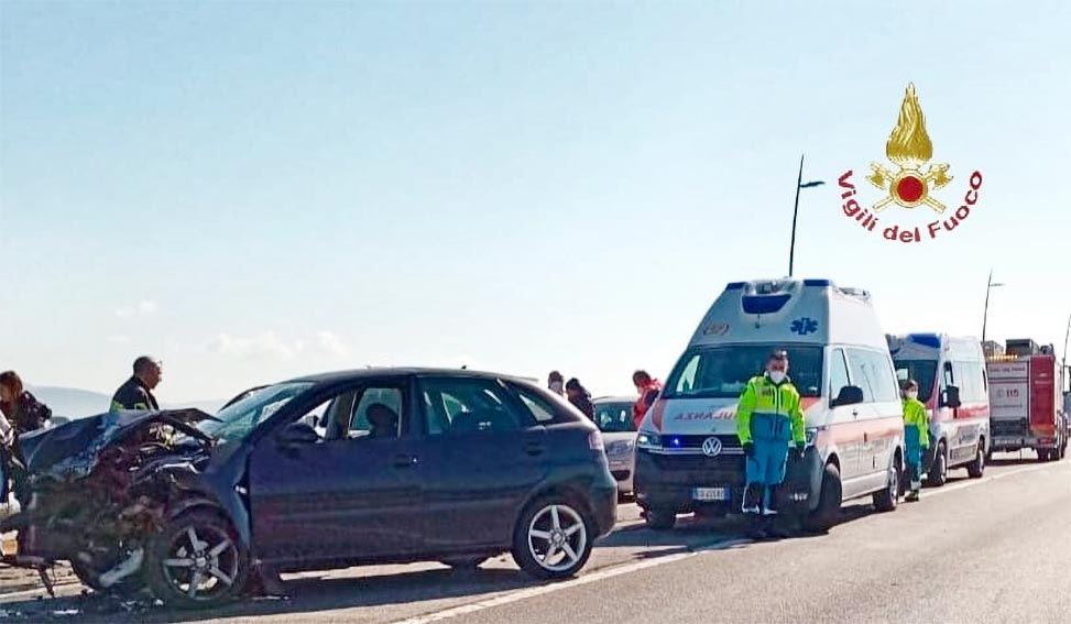 incidente viale Colombo Quartu SantElena