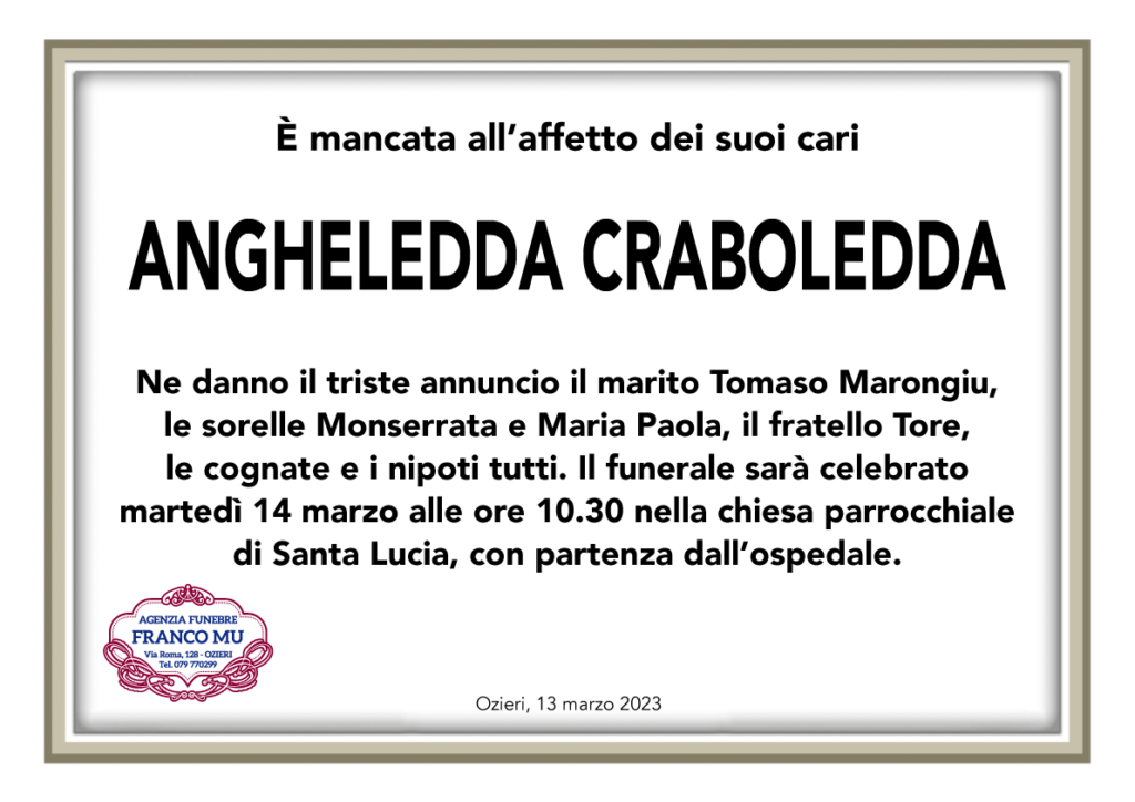 Necro Ozieri 35 Angheledda Craboledda