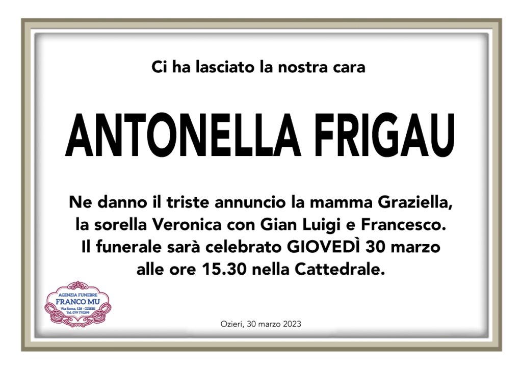 Antonella Frigau 1