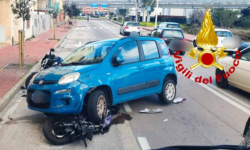 Incidente Olbia via dei Lidi