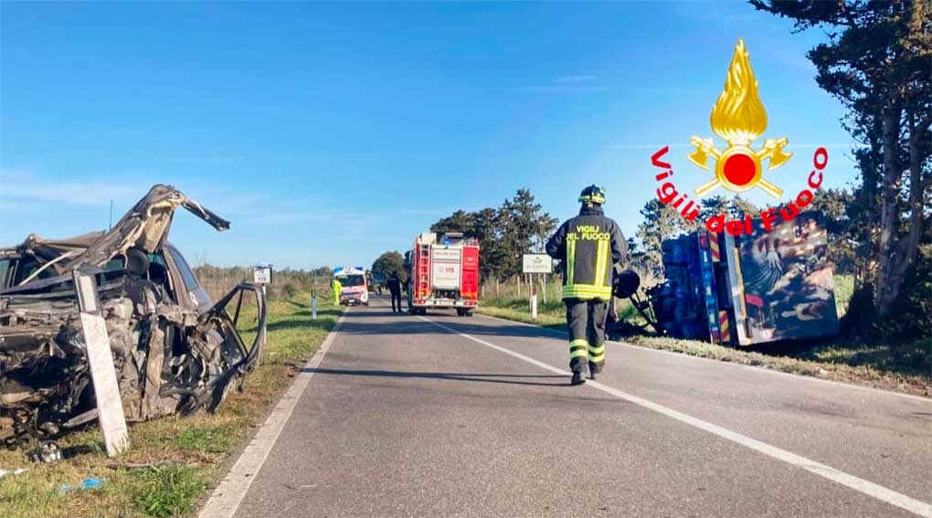 Incidente Riola Sardo Statale 292