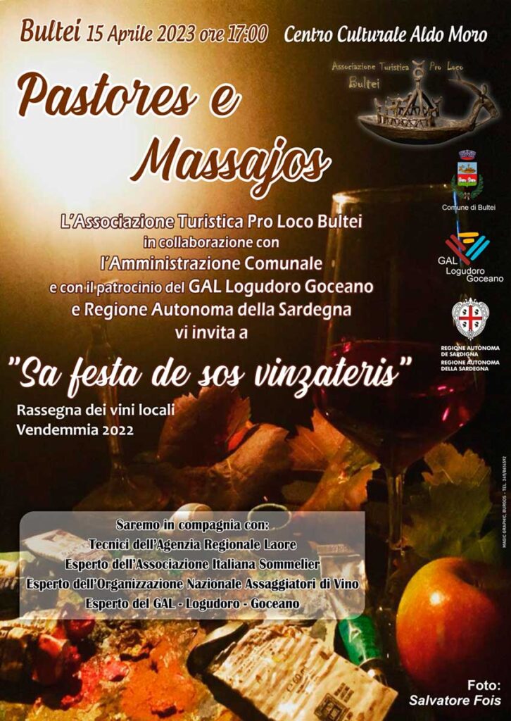 Associazione turistica Pro Loco Bultei Pastores e massajos Festa de sos vinzateris 15042023